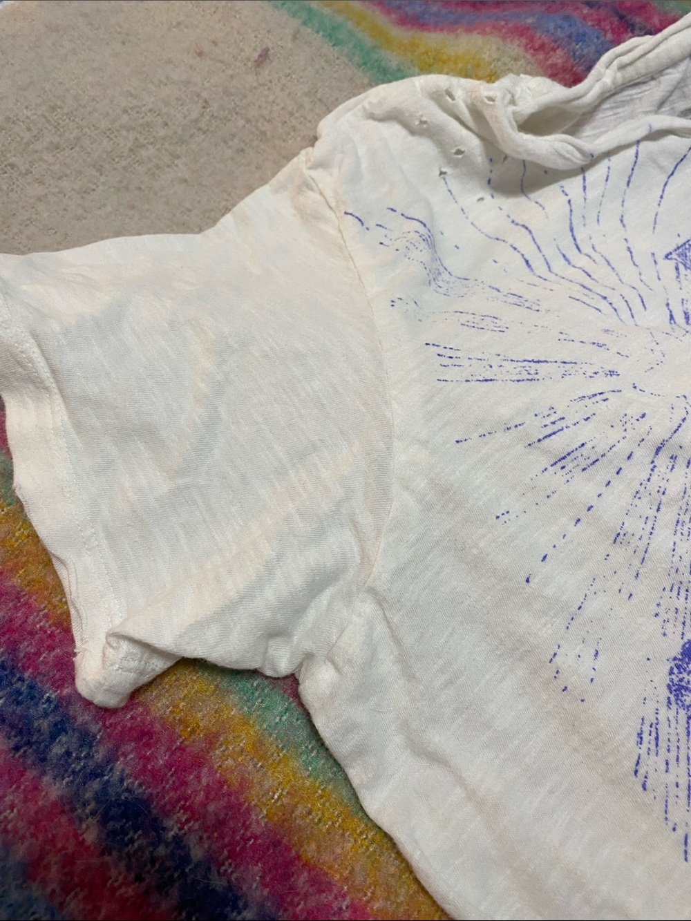 Magnolia Pearl White Willie Nelson Graphic Short Sleeve Tee - Picture 4 of 8